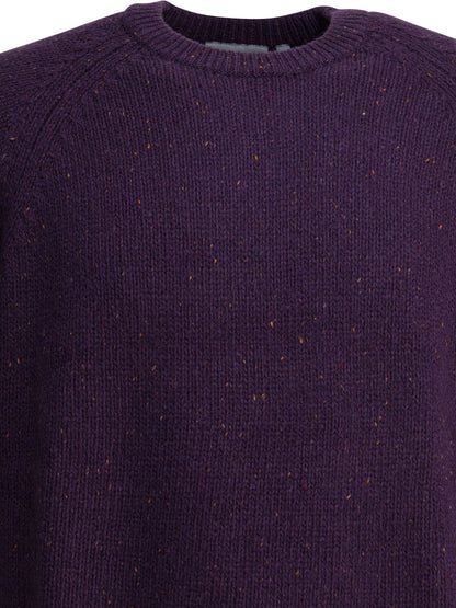Carhartt Wip "Anglistic" wool sweater - Purple