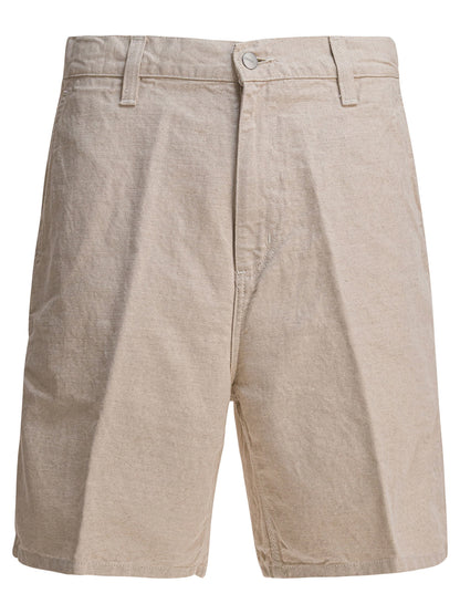 Carhartt Wip Short "Walter Single Knee" - Beige
