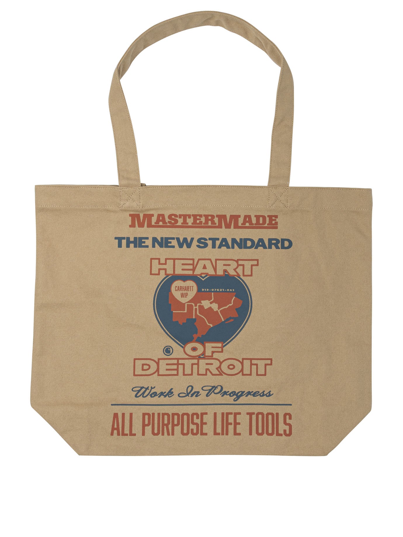 Carhartt Wip "Canvas Graphic" tote shoulder bag - Brown