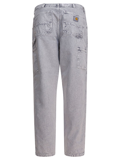 Carhartt Wip "Single Knee" Pants - Light Blue