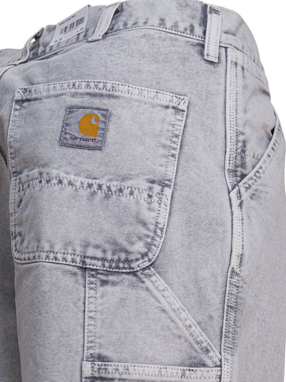 Carhartt Wip "Single Knee" Pants - Light Blue