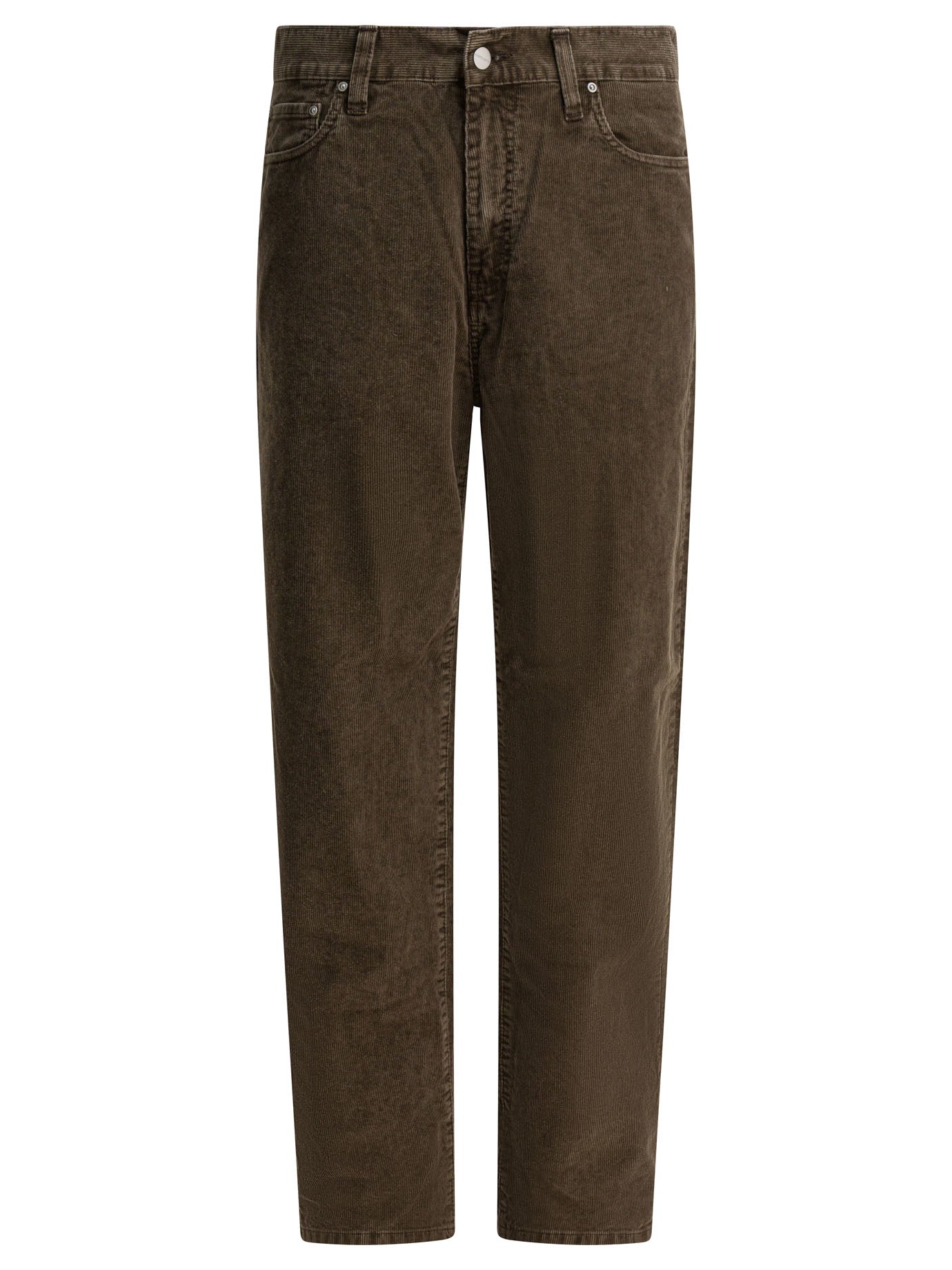 Carhartt Wip "Aaron" velvet pants - Brown