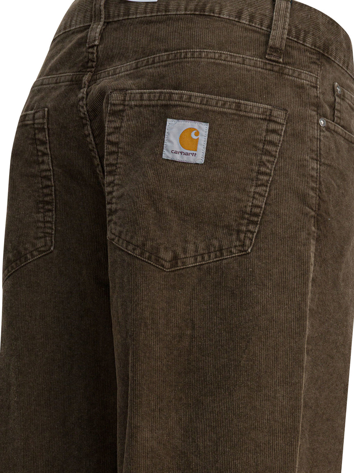 Carhartt Wip "Aaron" velvet pants - Brown