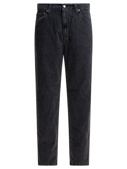 Carhartt Wip "Aaron" velvet pants - Black