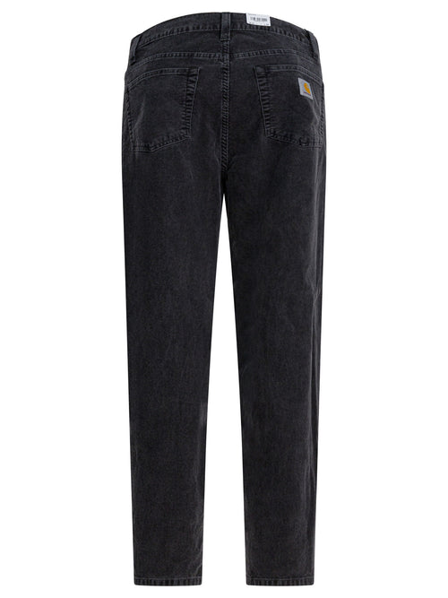 Carhartt Wip "Aaron" velvet pants - Black