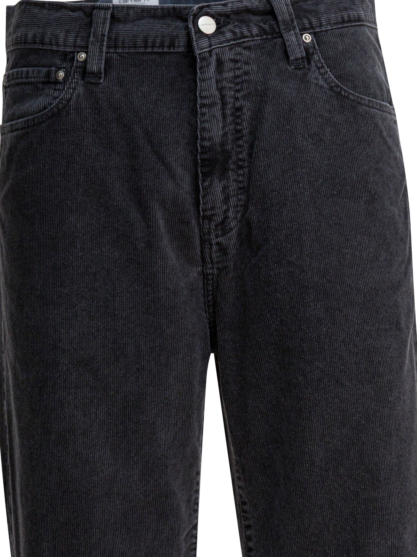 Carhartt Wip "Aaron" velvet pants - Black