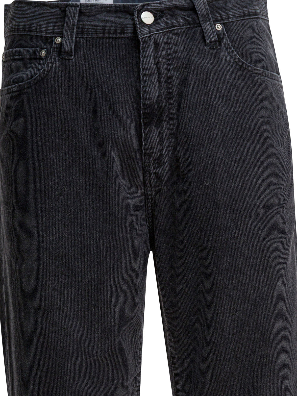 Carhartt Wip "Aaron" velvet pants - Black