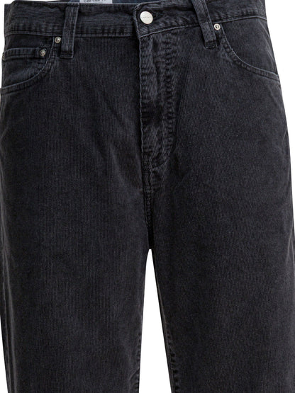 Carhartt Wip "Aaron" velvet pants - Black