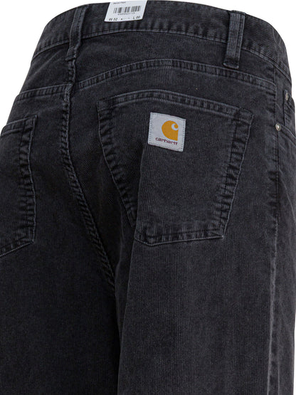Carhartt Wip "Aaron" velvet pants - Black