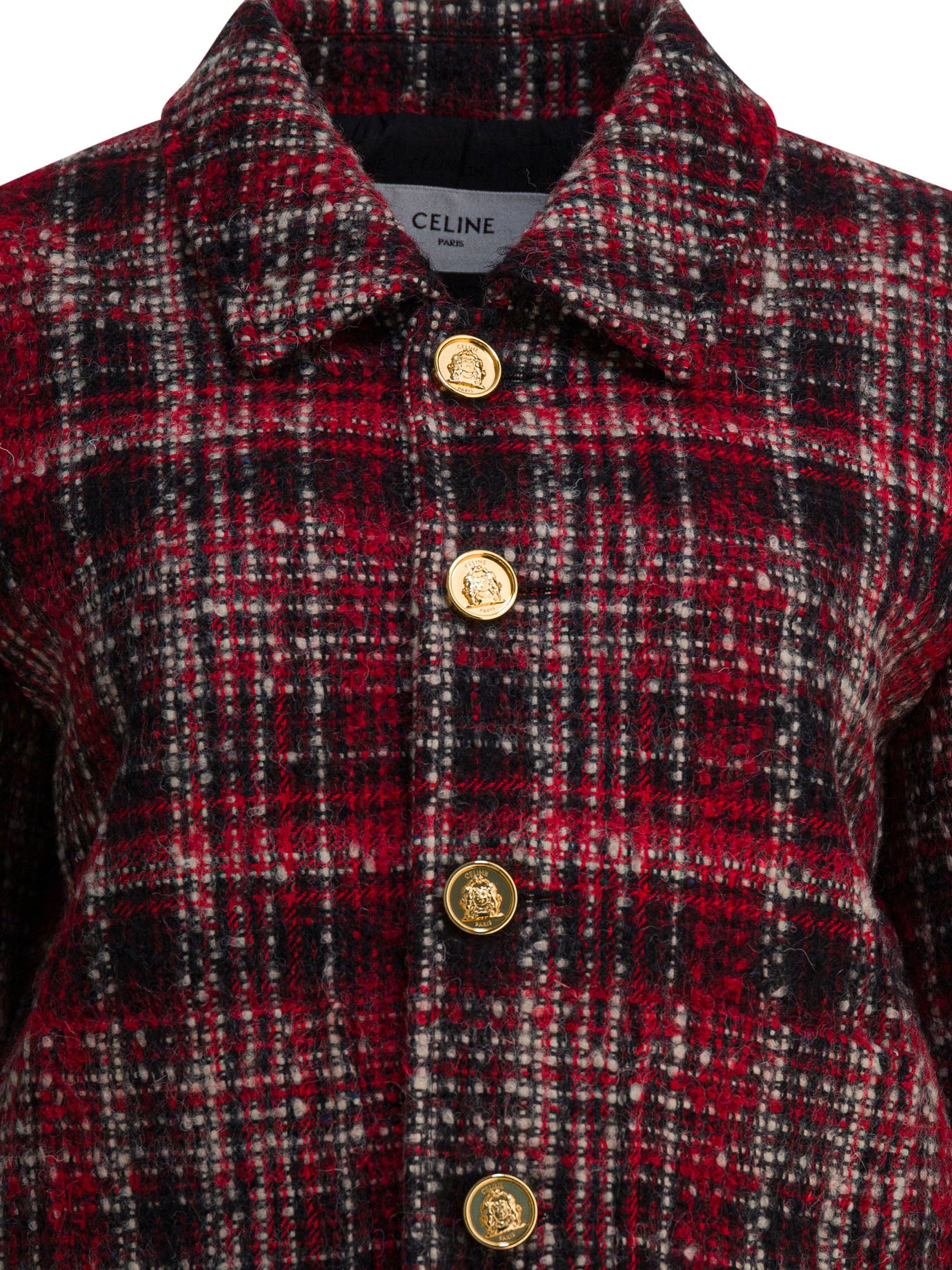 Celine Jackets & Coats - Red