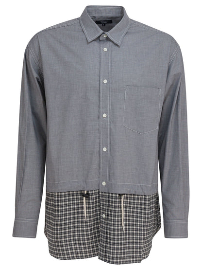 Comme Des GarçOns Homme Shirt with cotton inserts - Grey