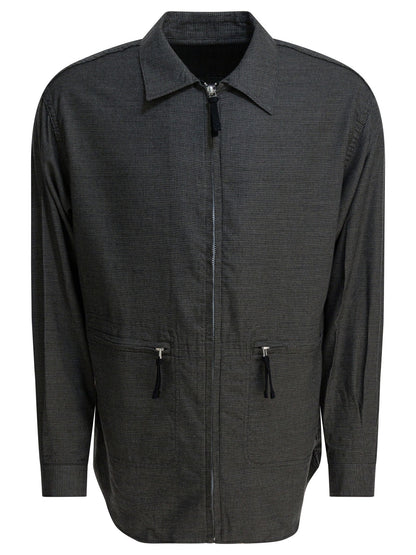 Comme Des GarçOns Homme Cotton overshirt jacket - Grey