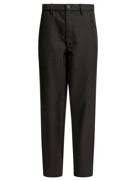 Comme Des GarçOns Shirt Wool blend pants - Black