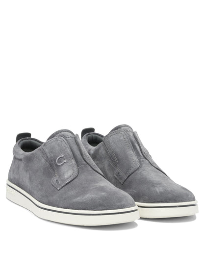 Ferragamo Suede slip-ons - Grey