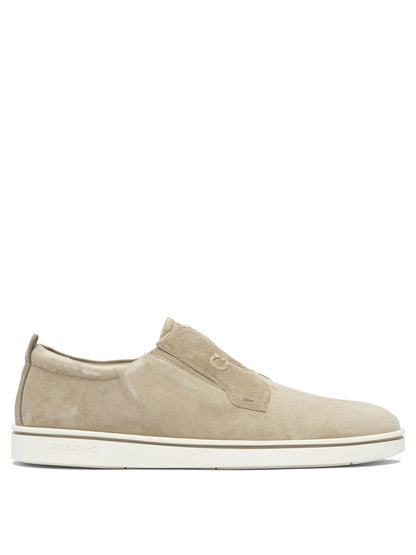 Ferragamo Suede slip-ons - Beige