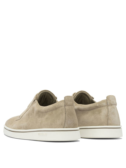 Ferragamo Suede slip-ons - Beige