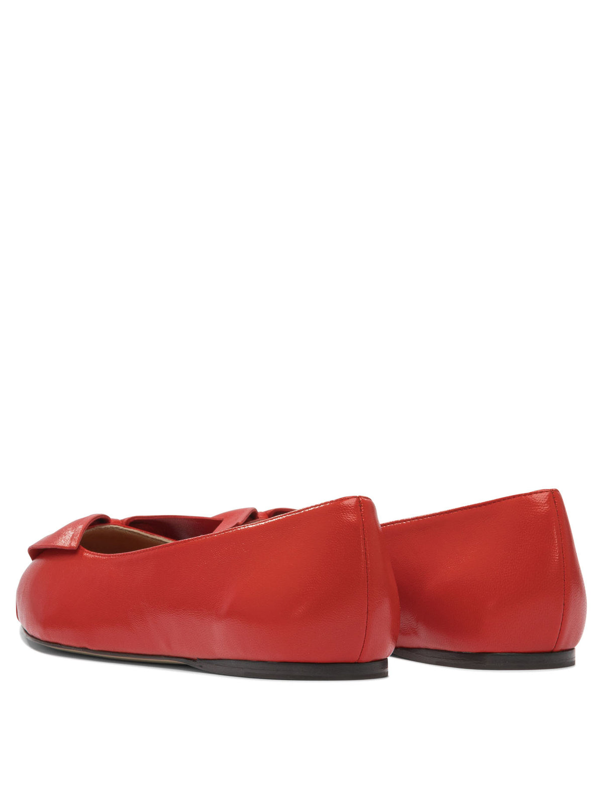 Ferragamo Ballet flats with bow "Soft" - Red