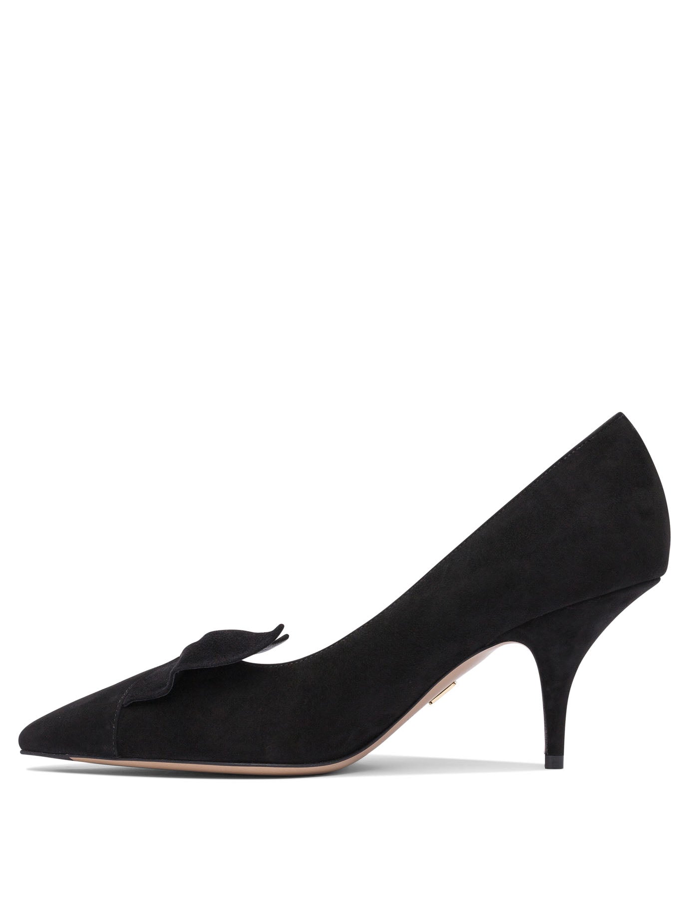 Ferragamo Décolleté with bow "Soft 70mm" - Black