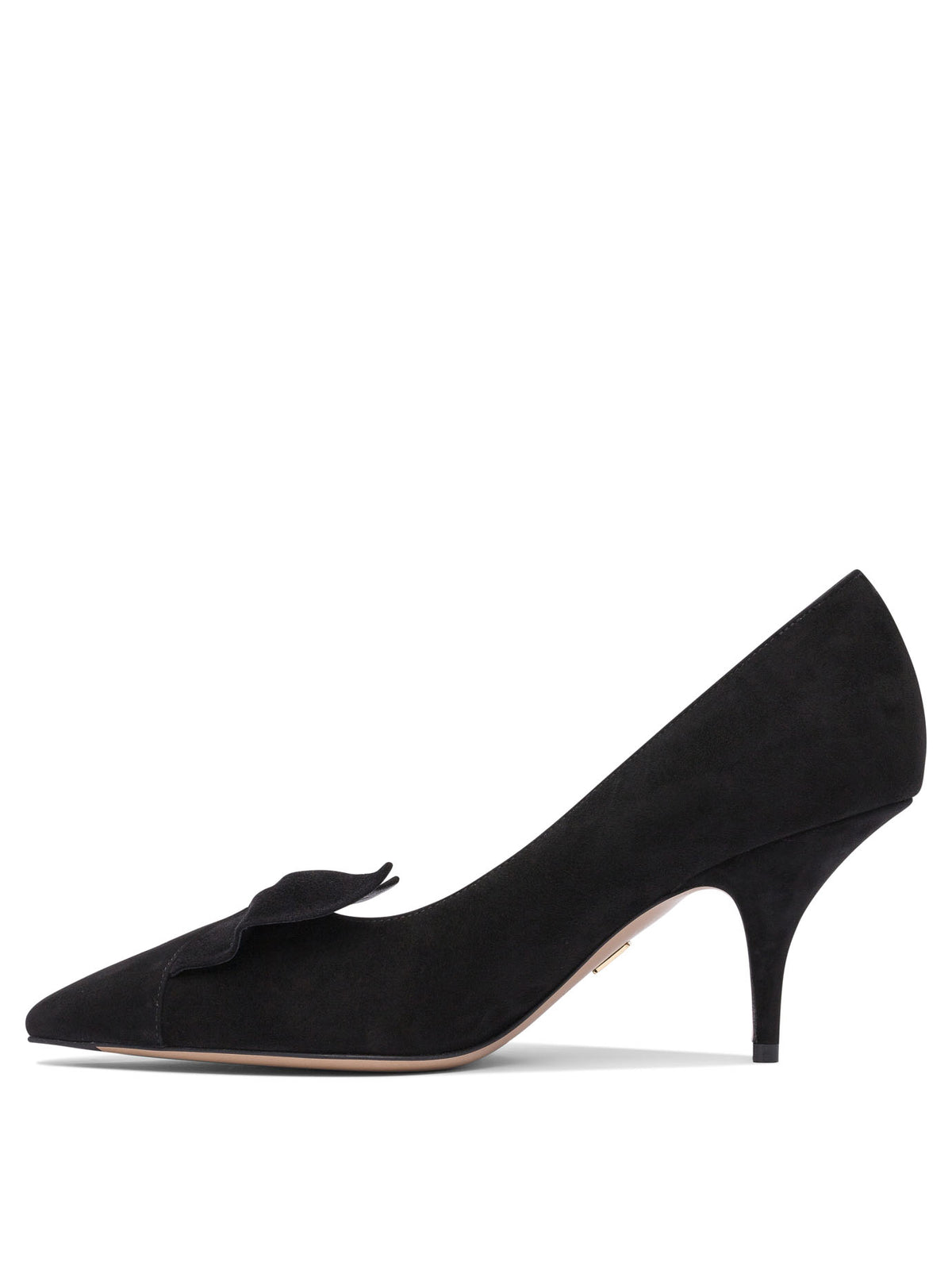 Ferragamo Décolleté with bow "Soft 70mm" - Black