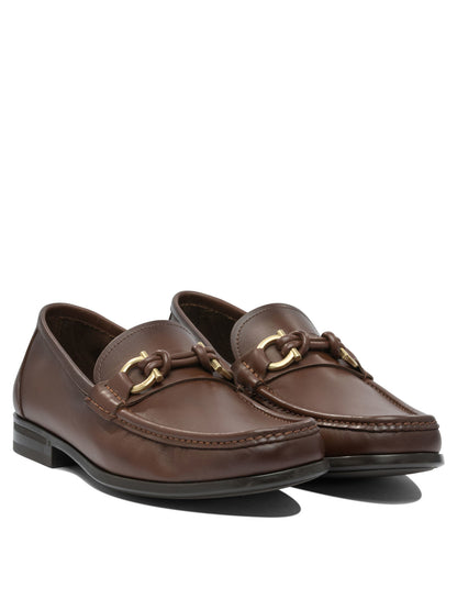 Ferragamo "Gancini" Moccasins - Brown