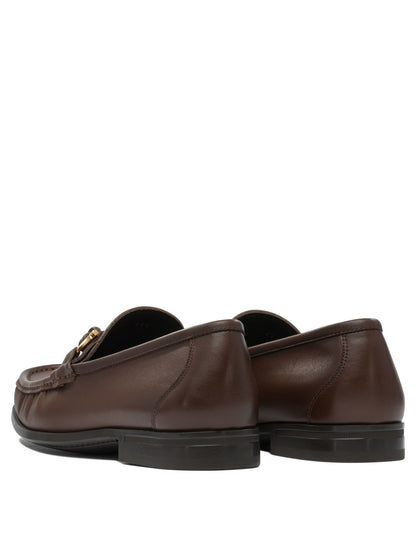 Ferragamo "Gancini" Moccasins - Brown
