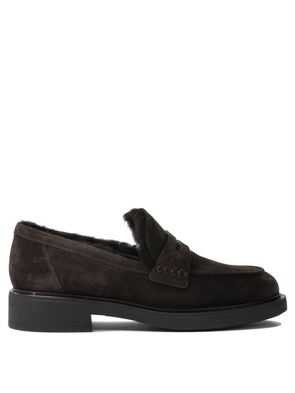 Gianvito Rossi "Harris" 20 mm loafers - Brown
