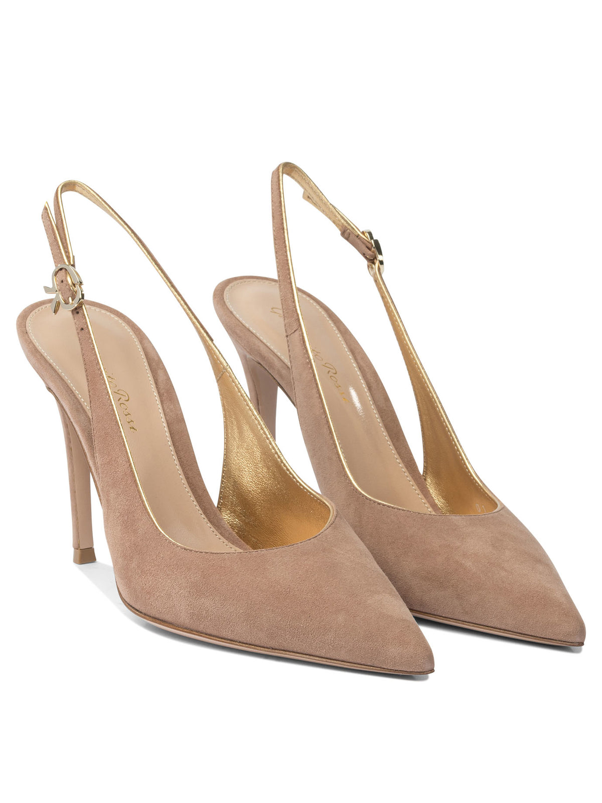 Gianvito Rossi "Yves" Slingback 100 mm - Pink