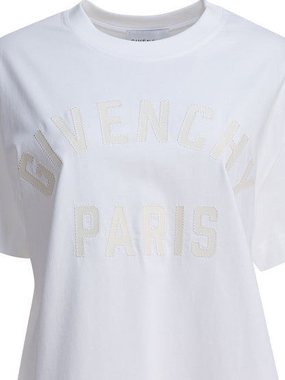 Givenchy T-shirt with GIVENCHY Paris logo - White