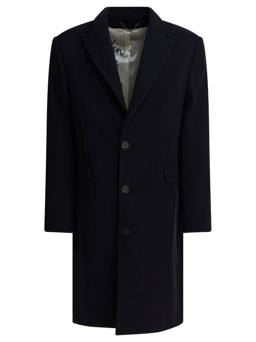 Golden Goose Single-breasted wool coat - Blue