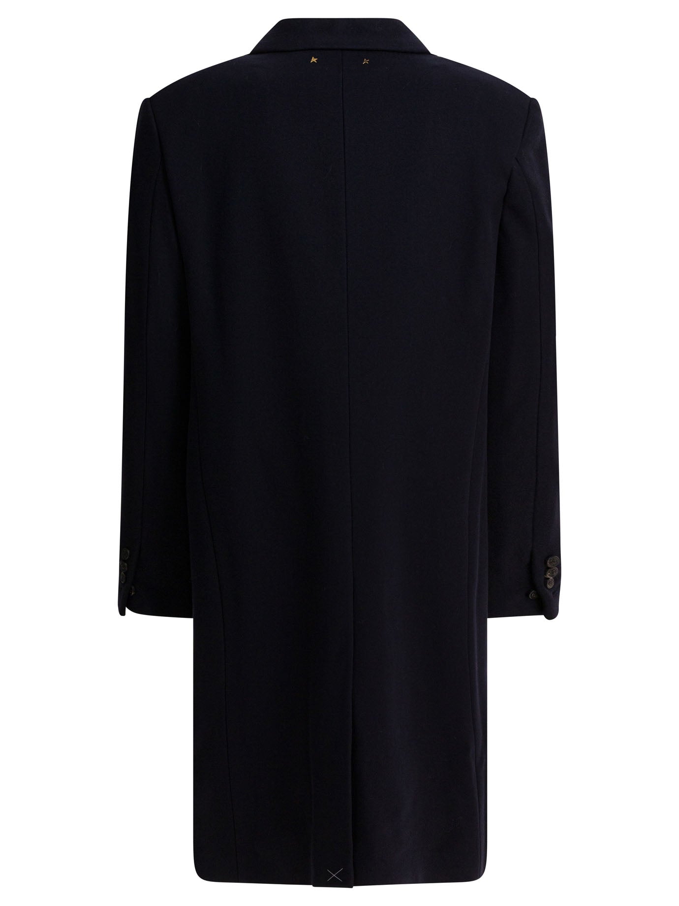 Golden Goose Single-breasted wool coat - Blue