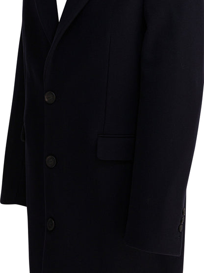 Golden Goose Single-breasted wool coat - Blue