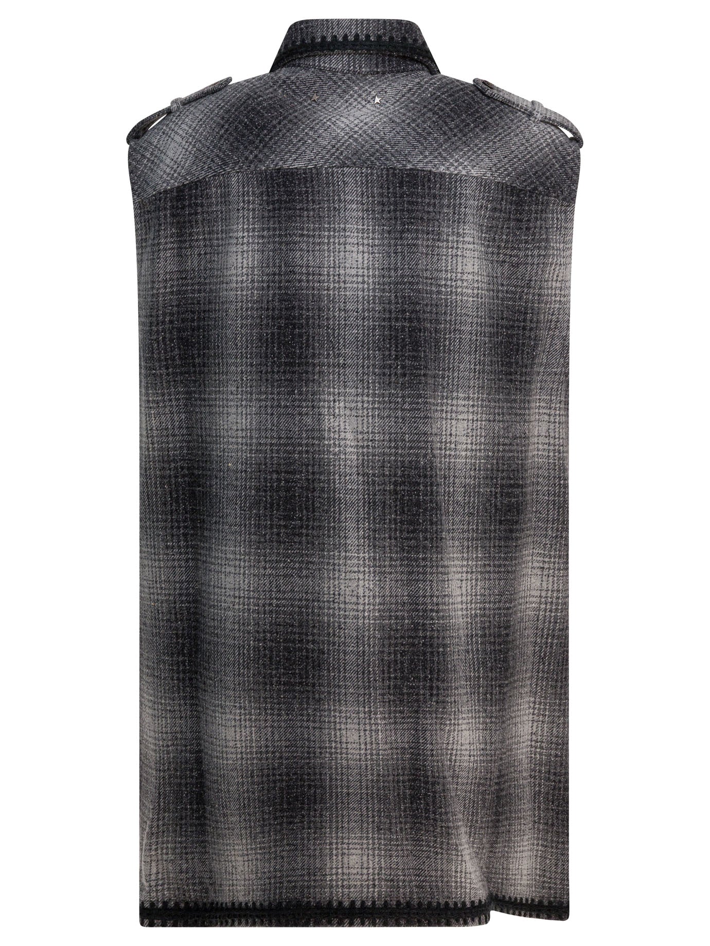 Golden Goose Wool-blend chemisier dress - Grey