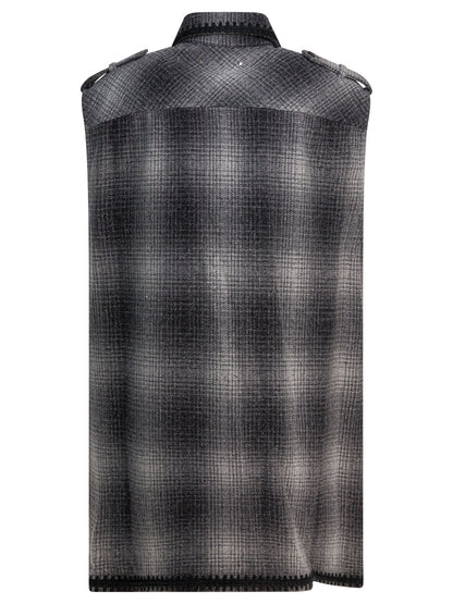 Golden Goose Wool-blend chemisier dress - Grey