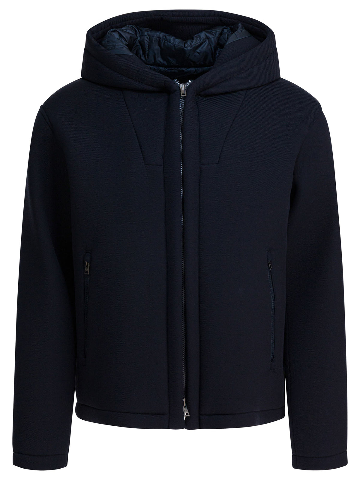 Herno Short scuba coat - Blue
