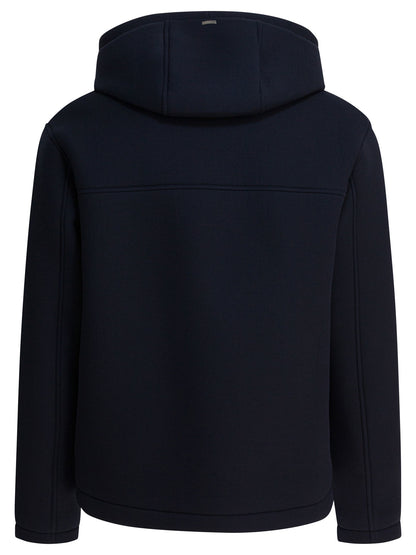 Herno Short scuba coat - Blue