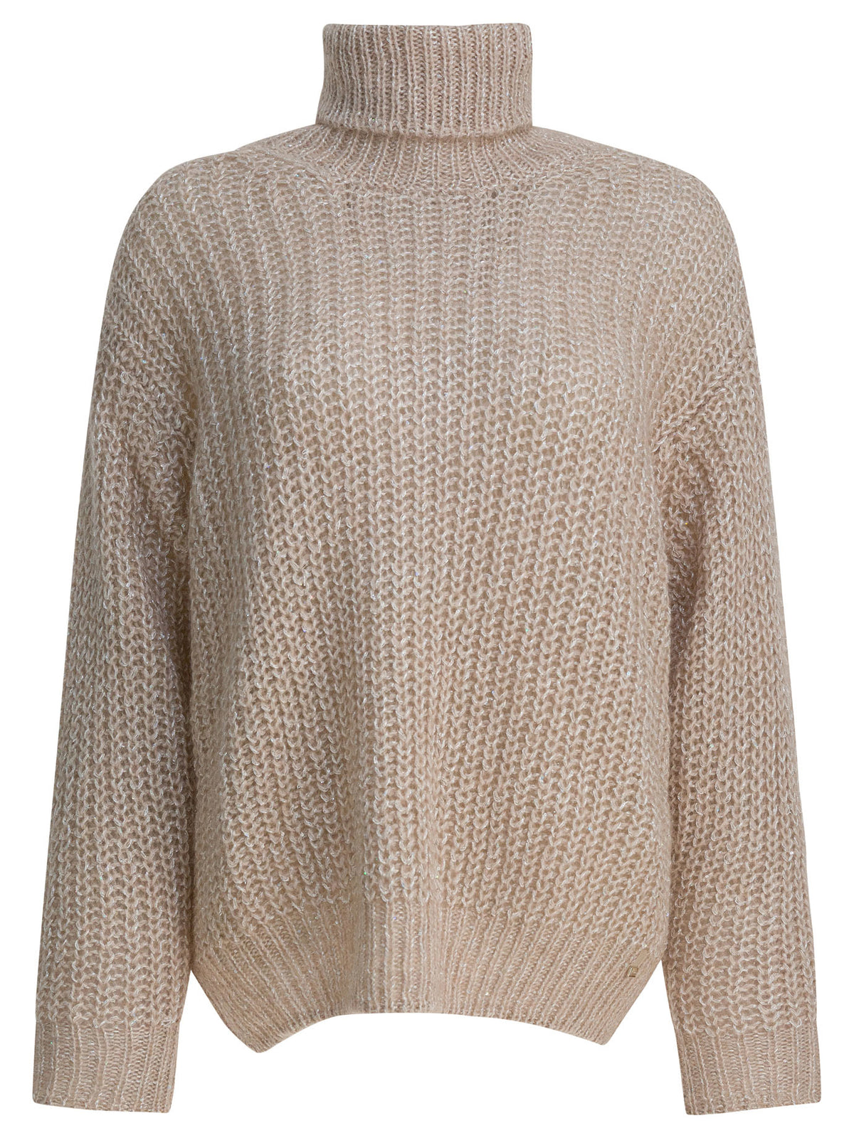 Herno Wool and alpaca turtleneck sweater - Beige