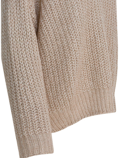 Herno Wool and alpaca turtleneck sweater - Beige