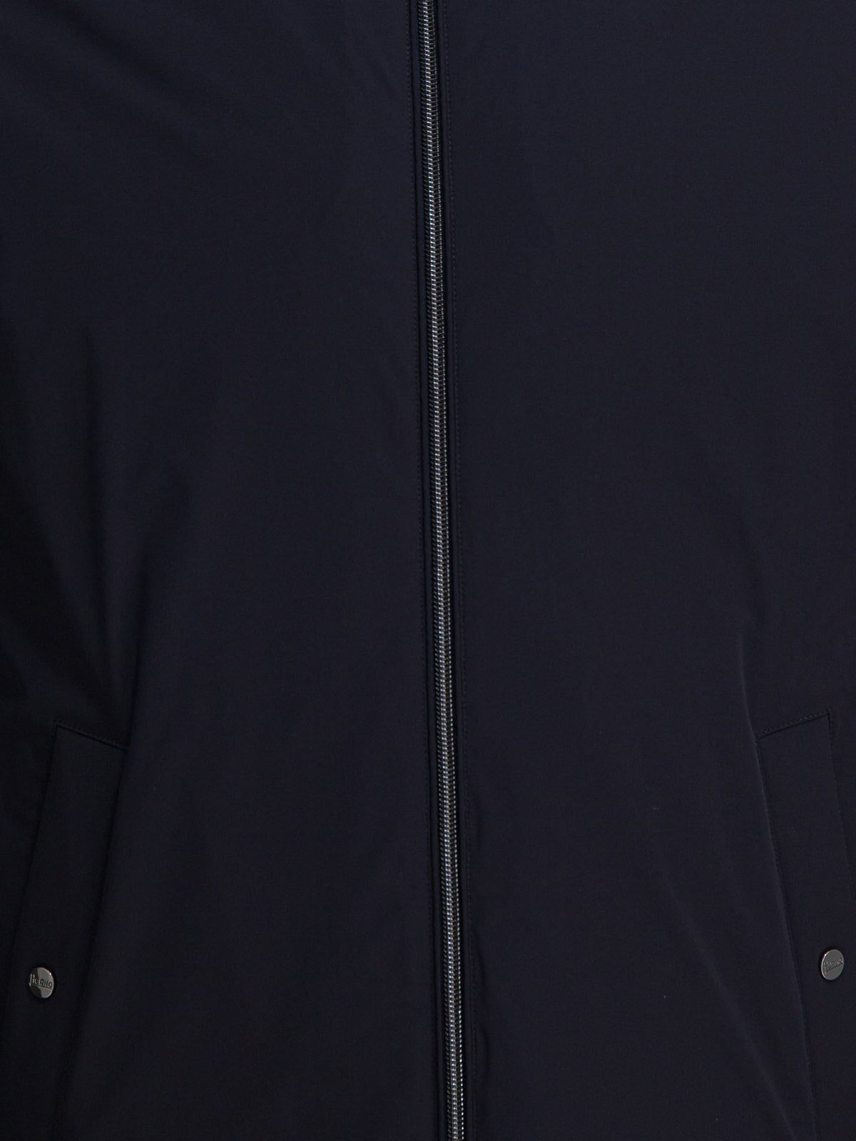 Herno "Resort" long nylon down jacket - Blue