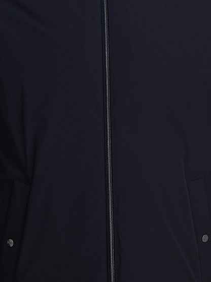 Herno "Resort" long nylon down jacket - Blue