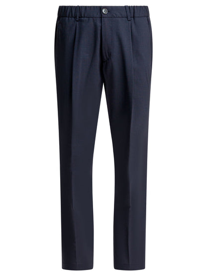 Herno Wool pants - Blue