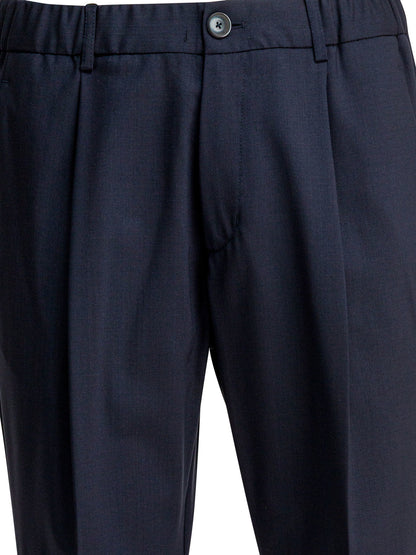 Herno Wool pants - Blue
