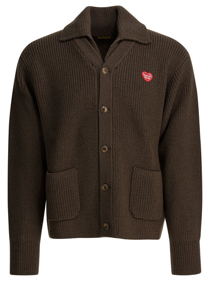 Human Made Wool cardigan - Brown