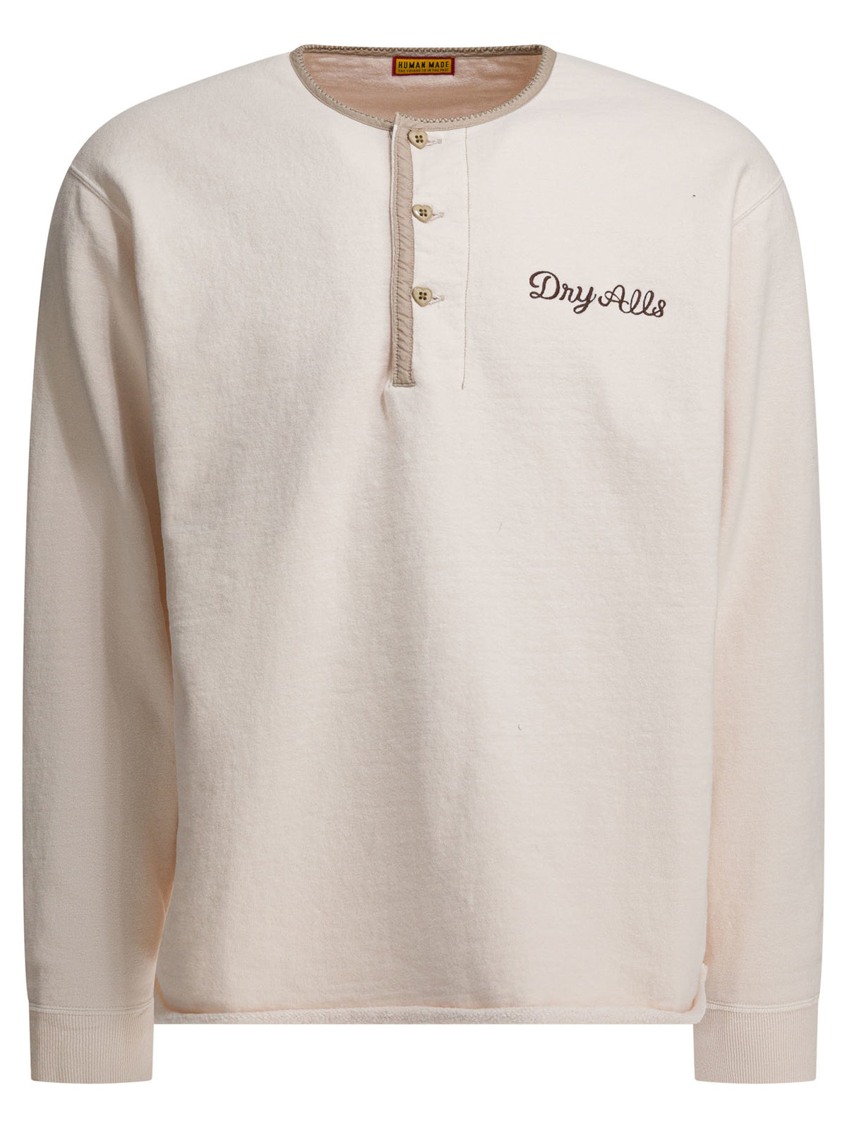 Human Made "Henley" Sweatshirt - White