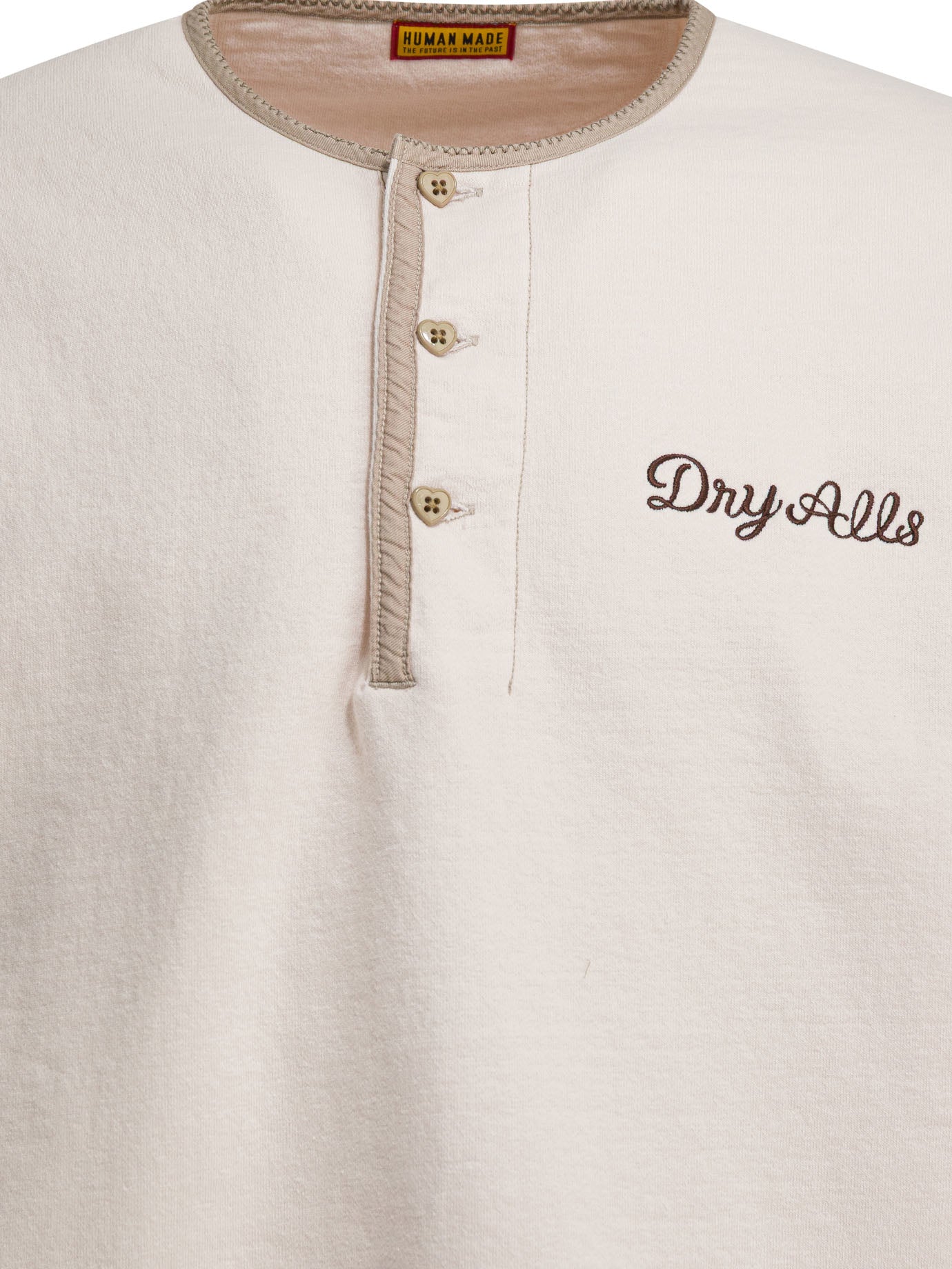Human Made "Henley" Sweatshirt - White