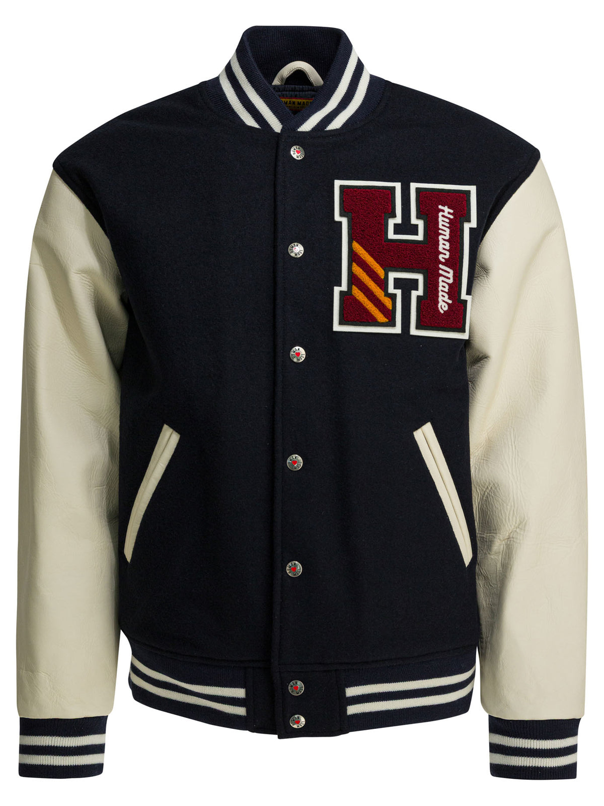 Human Made Wool and nylon bomber jacket - Blue