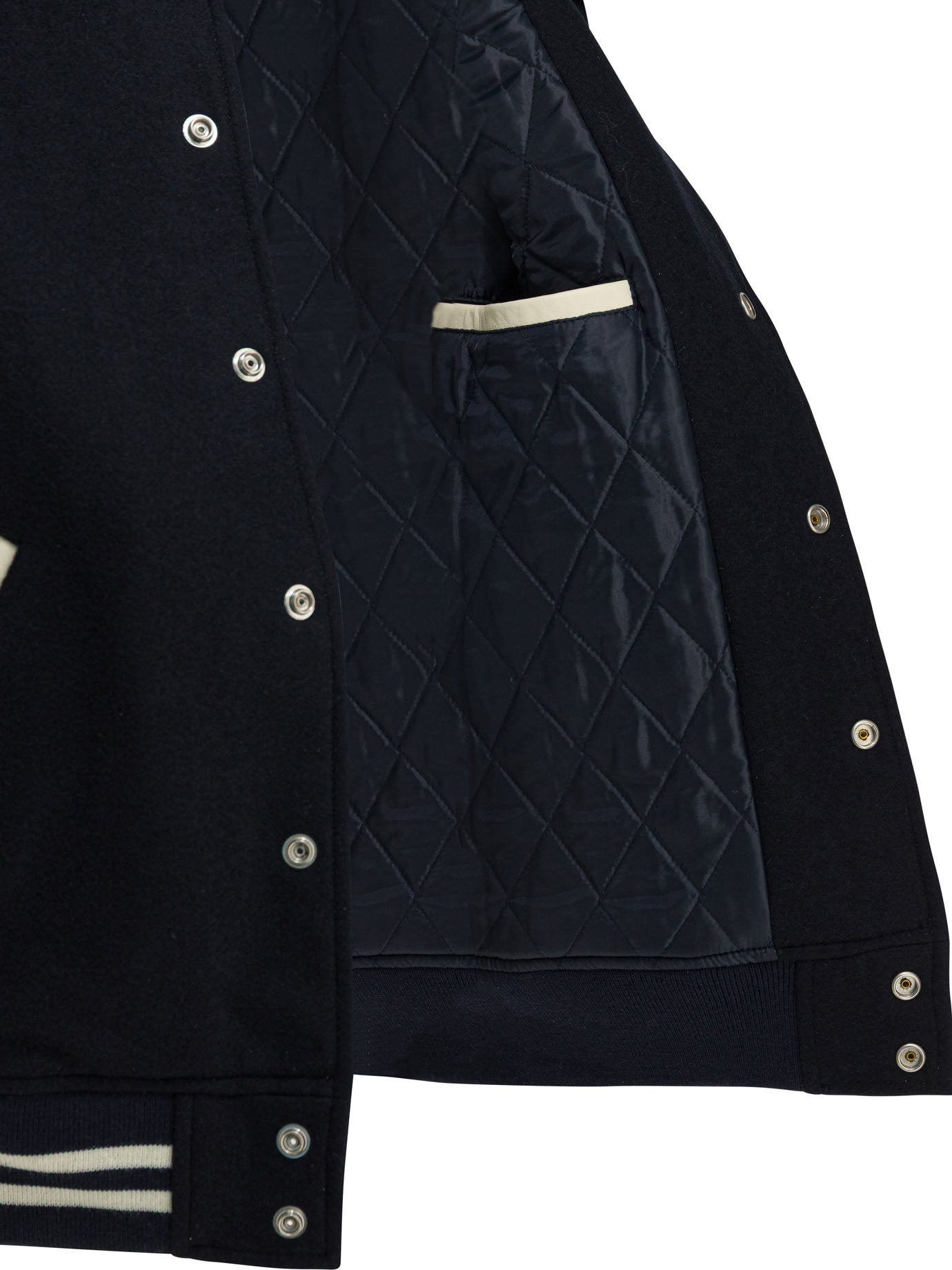 Human Made Wool and nylon bomber jacket - Blue