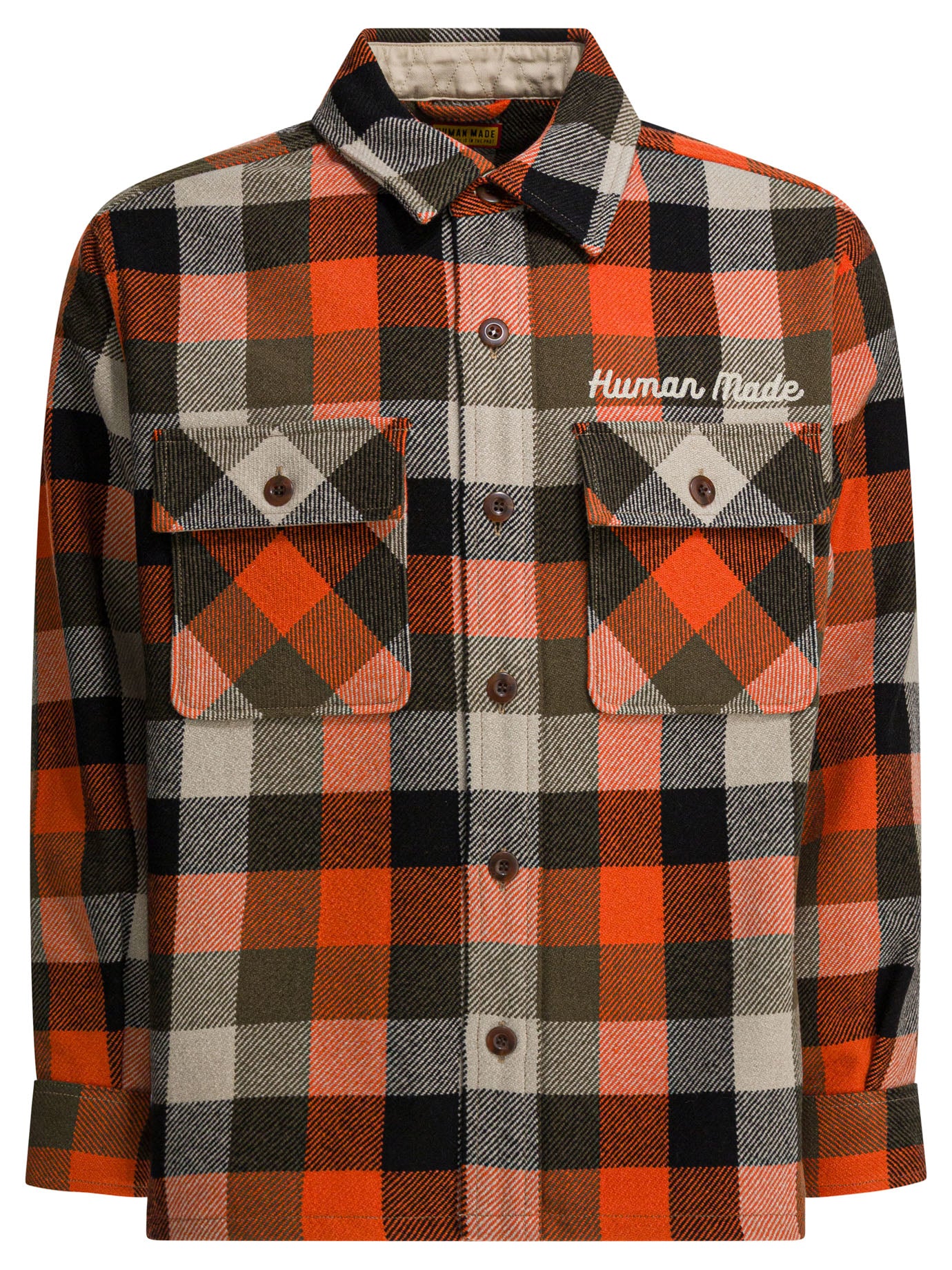 Human Made Wool overshirt jacket - Orange
