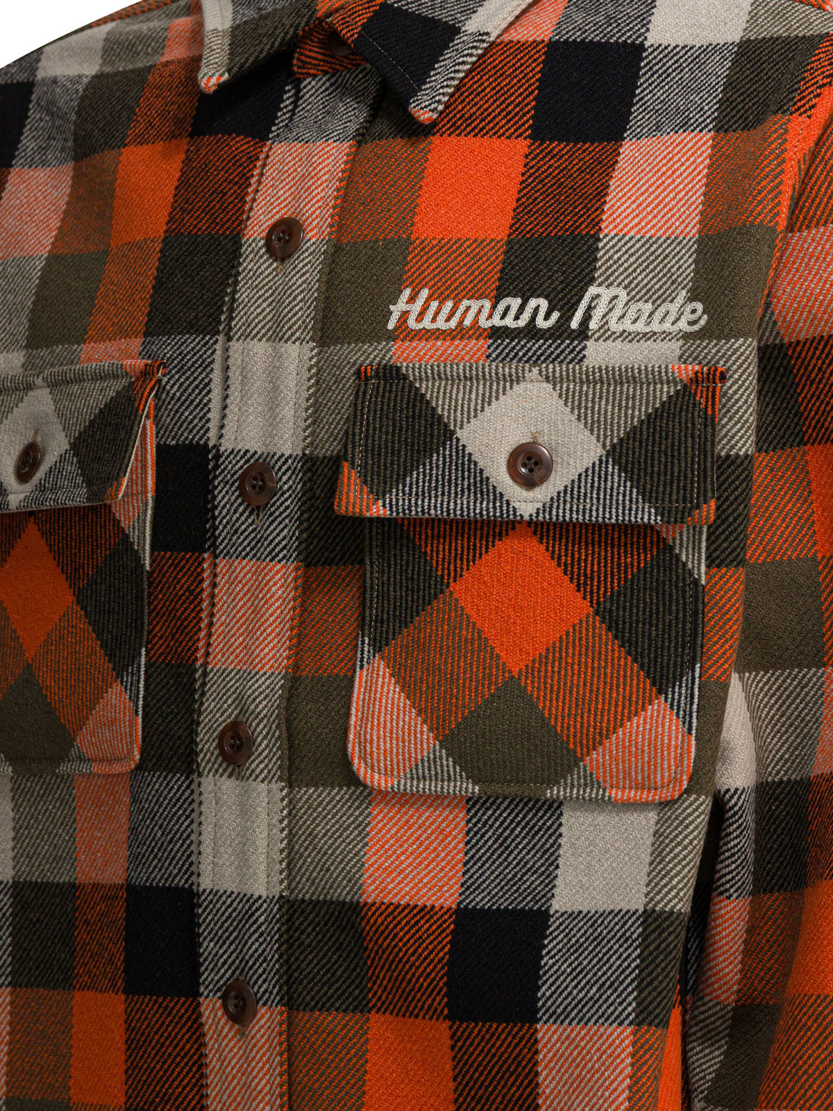 Human Made Wool overshirt jacket - Orange