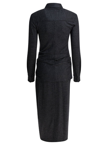 Isabel Marant "Rosalie" virgin wool dress - Grey