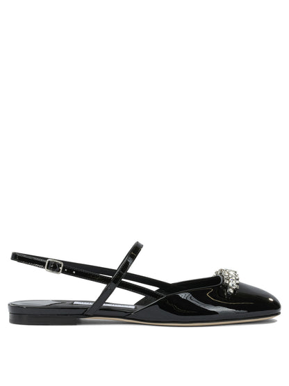 Jimmy Choo "Belinda" slingback ballet flats - Black